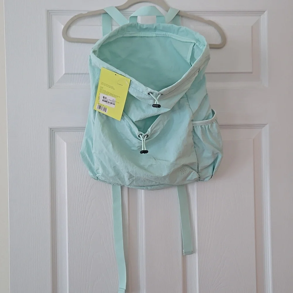 NWT All In Motion Cinch Backpack Mint Green